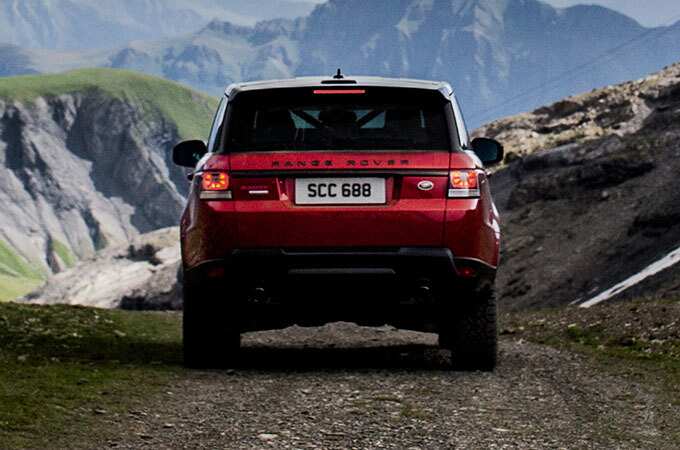 Range Rover Sport Rear View.