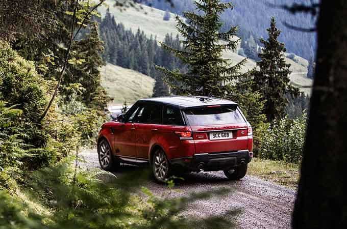 Range Rover Sport Driving in Switzerland.