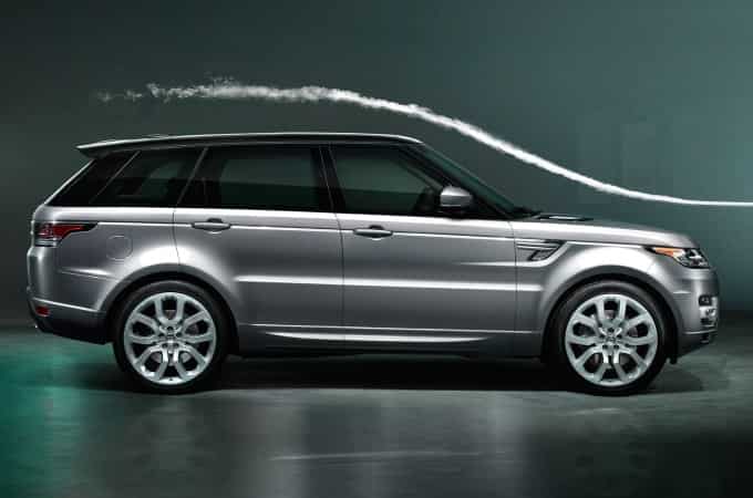 Range Rover Sport exterior side view.