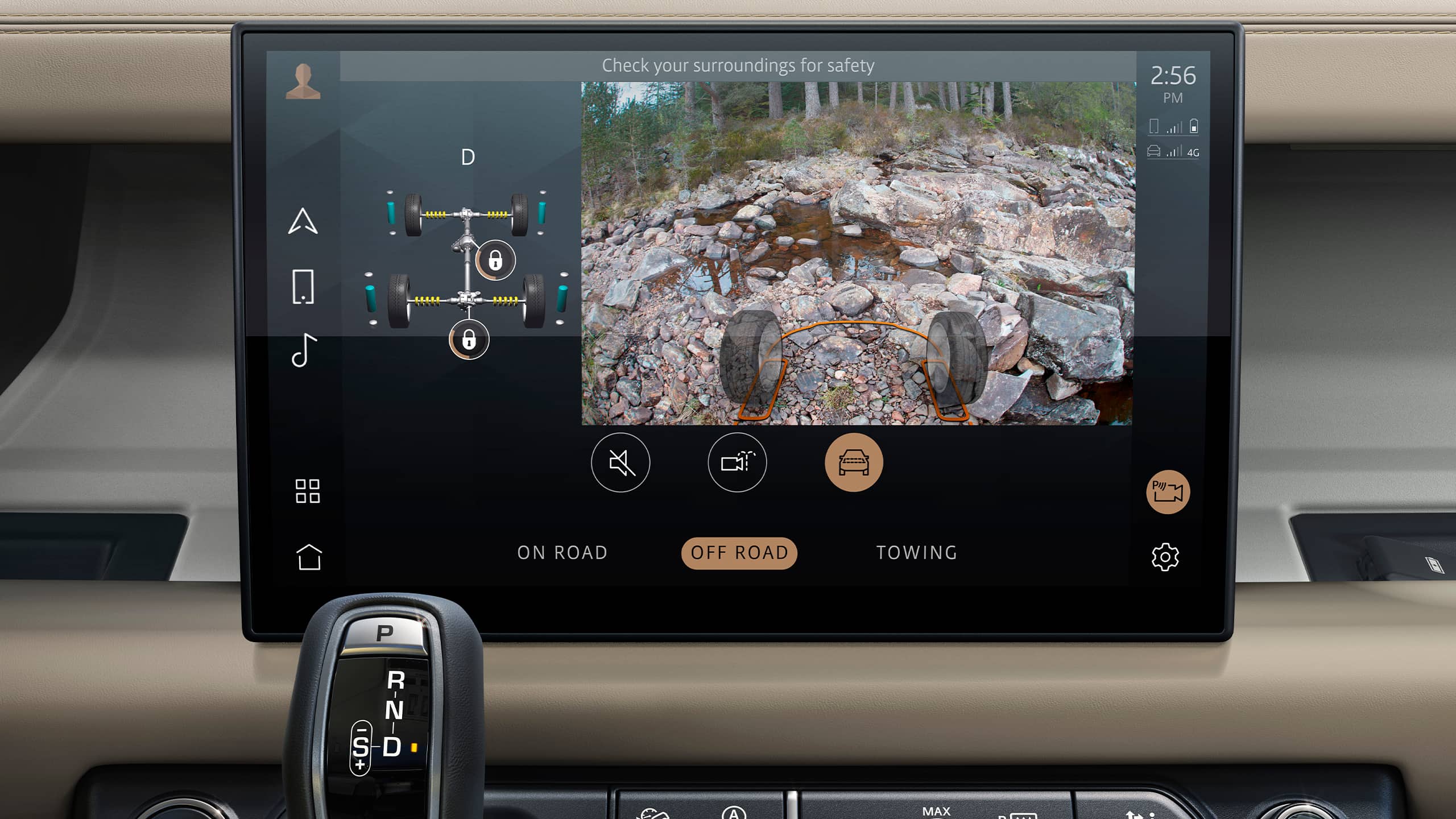 Defender System features Clearsight Ground View