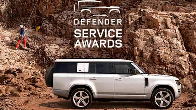 Land Rover Defender Service Awards