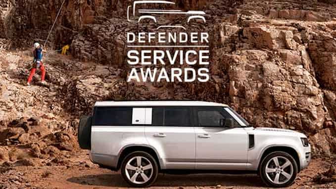 Land Rover Defender Service Awards